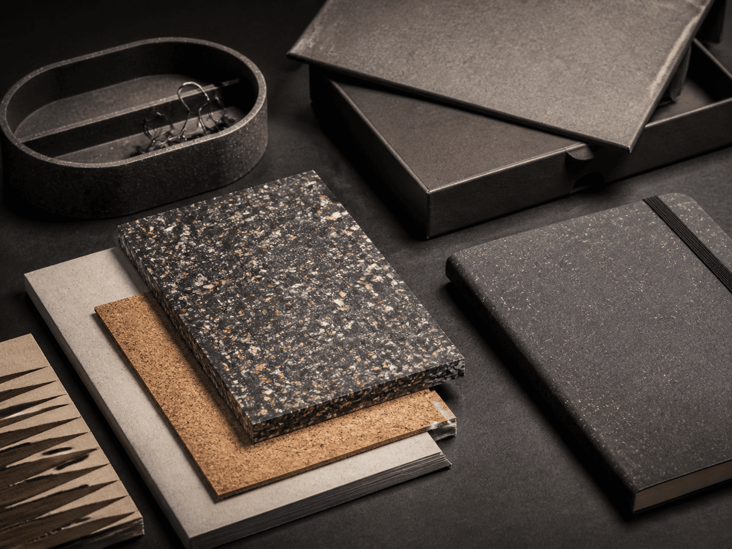 Recycled composite used to create a Premium packaging